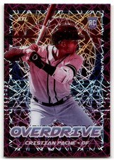 2021 Panini Chronicles #11 Christian Pache Purple Velocity Overdrive