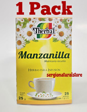 Te de Manzanilla Chamomile Tea 25 bags Therbal Free Shipping