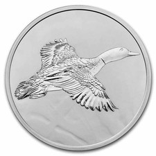 1 oz Silver Round - Gun & Rod (Duck) 77.41 per troy oz
