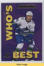 2023 Upper Deck Credentials Who's Best? Defensemen Quinn Hughes #WB-QH READ 0p6