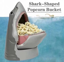 Jaws 50th Anniversary Shark Popcorn Container – Iconic Great White Shark Movie