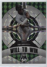 2022 Panini Mosaic Will to Win Green Mosaic Prizm Tim Anderson #WW-5 h3a