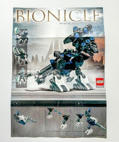 LEGO BIONICLE: Tehutti (8609) 100% Complete with Instructions