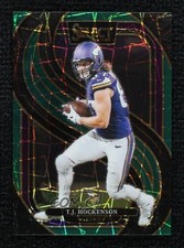 2024 Panini Select Premier Level Green Prizm 3/5 TJ Hockenson #194 1s73