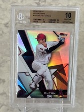 2018 Topps Finest Refractor Rookie SHOHEI OHTANI RC PRISTINE BGS 10 POP 13