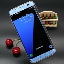 Samsung Galaxy S7 Edge G935F/DS Dual SIM Factory Unlocked BLUE Phone 32G GOOD