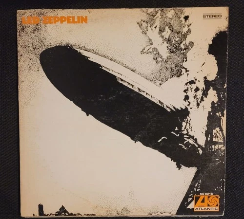 Led Zeppelin Self-Titled [LP] 1977 Vintage Rock Vinyl Record VG+