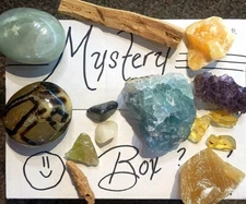 Gems, Minerals, Crystals Fossils Mystery Box ?????