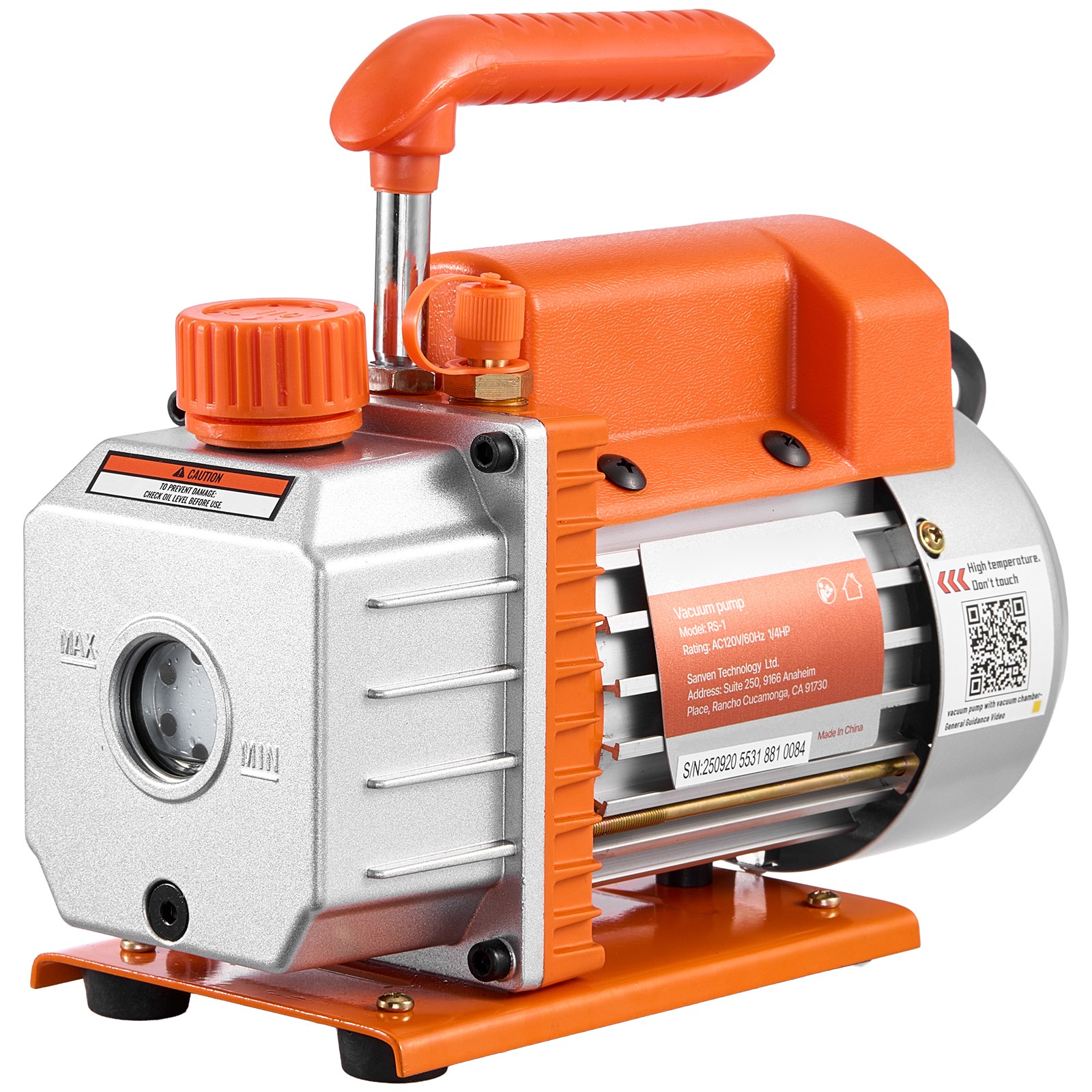 Uimoso 3 Gallon Vacuum Chamber with 3.5 CFM Single Stage Pump for Degassing