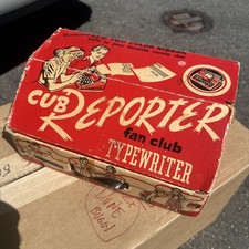 Vintage Unrestored Toy Typewriter 1940s/1950s? Original Dust thumbnail