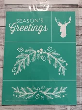 Season’s Greeting B203197 Chalk Couture Size B 8x10 New Sealed