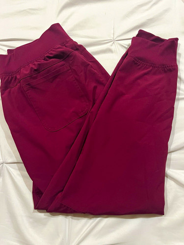 Cherokee Infinity CK110A Women’s Medical Scrub Pants Solid Burgundy Size L