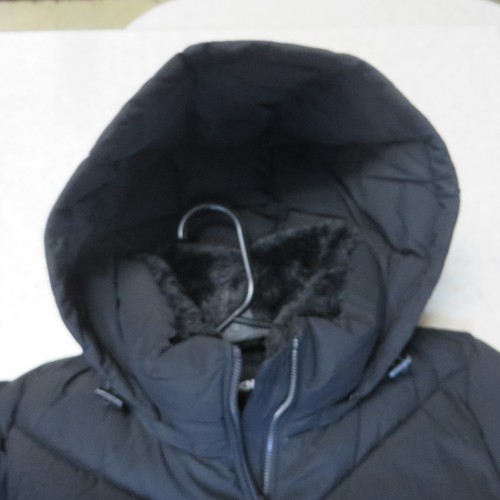 DKNY Black Puffer Winter Coat Small Awsome SIZE SMALL - Afbeelding 16 van 19
