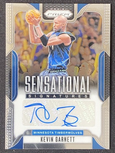 Kevin Garnett 2024-25 Panini Prizm Sensational Signatures Auto #SS-KGT
