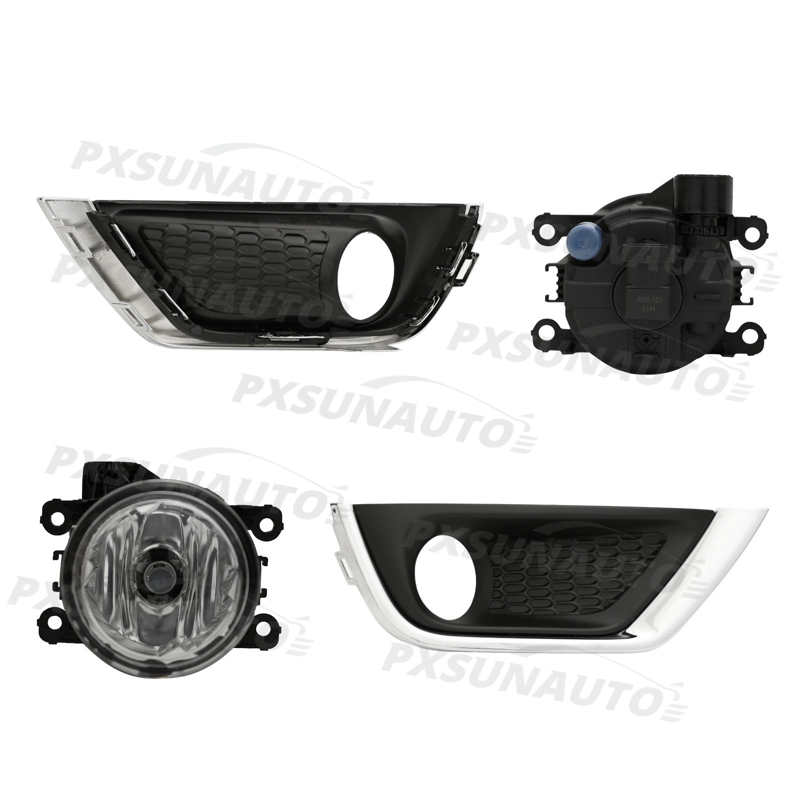 Front Bumper Complete Grill Upper For Jeep Compass 2017 2018 2019 2020 2021