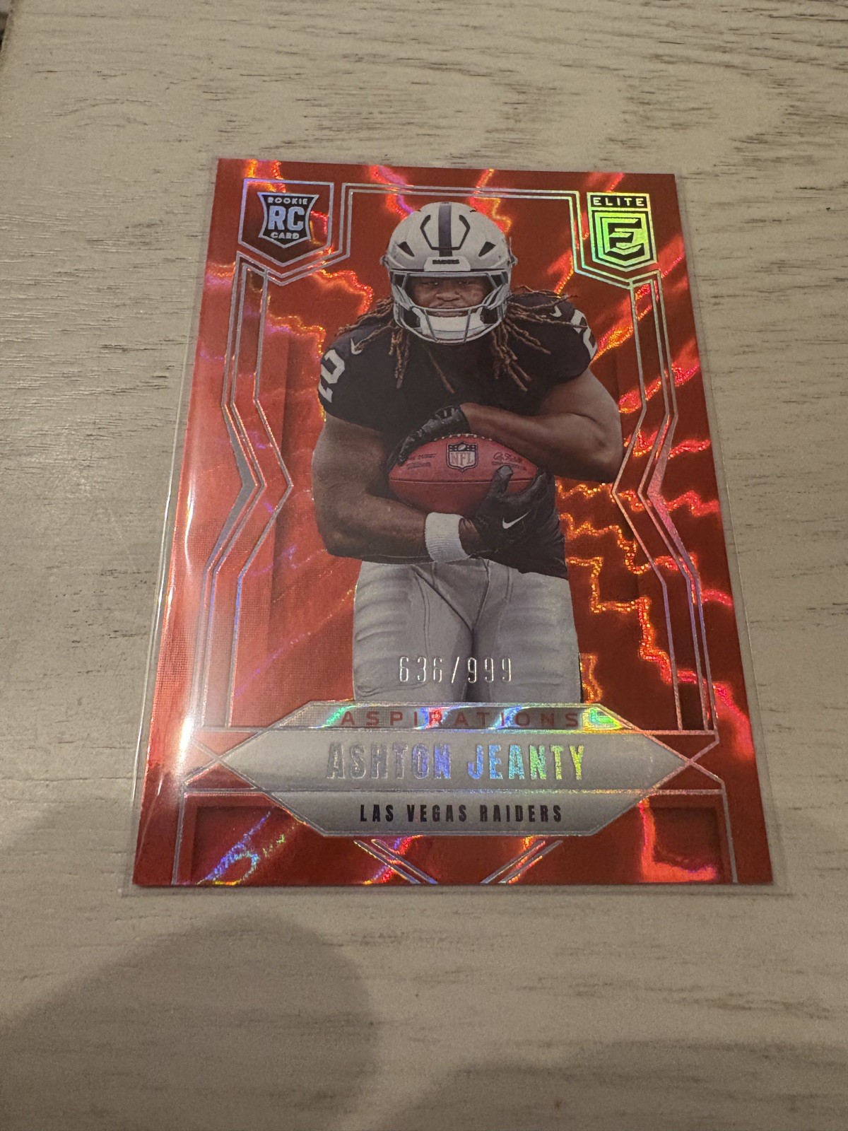 2025 Panini Donruss Elite - Rookies Ashton Jeanty #113 Red /999 (RC) Aspirations