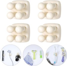 Silicone Toothbrush Holder Multi-Function Hook Waterproof self Adhesive Single
