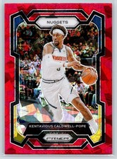 2023-24 Panini Prizm Kentavious Caldwell-Pope Red Cracked Ice Nuggets #80