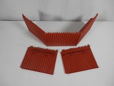 Marx Fort Stockade Walls Replacement 5 panels w/ firing platforms