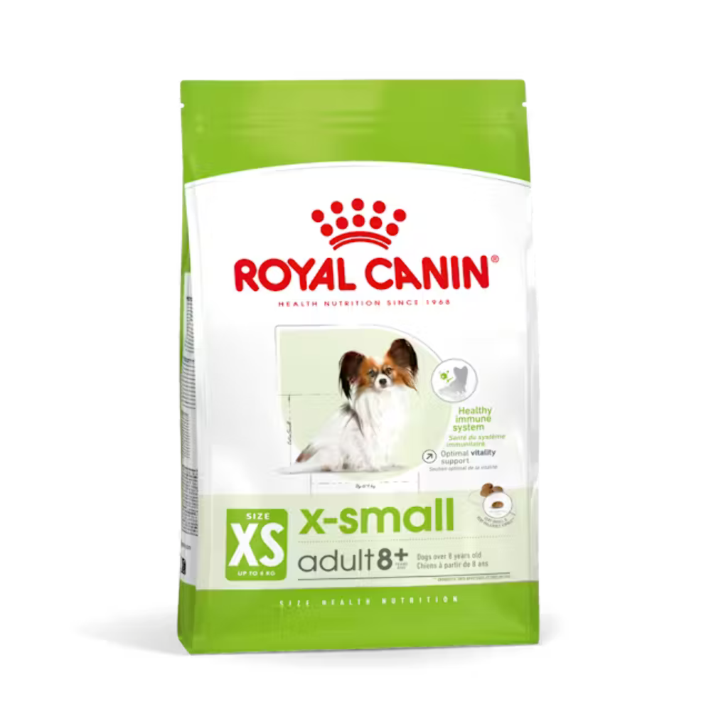 ROYAL CANIN X-SMALL ADULT 8+ 500 GR.