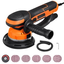 6-inch Da Orbital Sander 850w 7400rpm 6-speed With 10 Sandpapers For Woodworking
