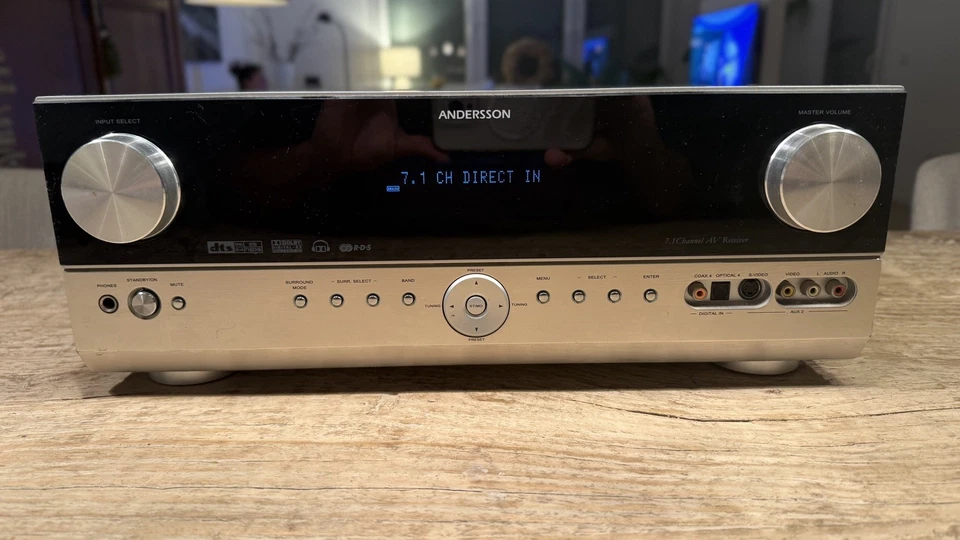 Andersson R2 AV 7.1 Receiver mit Fernbedienung - Bild 3 von 4