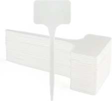 KINGLAKE 50 Stück 15X5.5CM Pflanzenschilder Pflanzenstecker Für Draussen Wetterf
