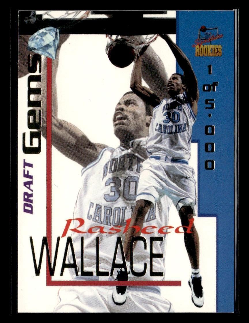 1995 Signature Rookies Draft Day #DG10 Rasheed Wallace Draft Gems