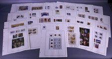 Lot Romania 2013-2014 Stamp Collection MNH Souvenir Sheets & Sets Album Pages