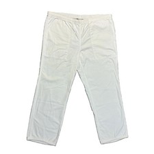 Vintage Polo Ralph Lauren Made in USA White Drawstring Fatigue Pants Mens Large