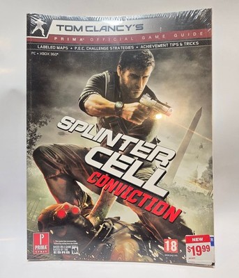 Tom Clancy s Splinter Cell Conviction Prima Official Game Guide NEW & SEALED 