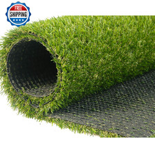 Artificial Grass Fake Grass Lawn Turf 4 ft x 6 ft, GL Realistic Synthetic Pet Tu