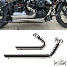 Shortshots Staggered Exhaust Pipes System For Yamaha XVS650 XVS400 Drag Star
