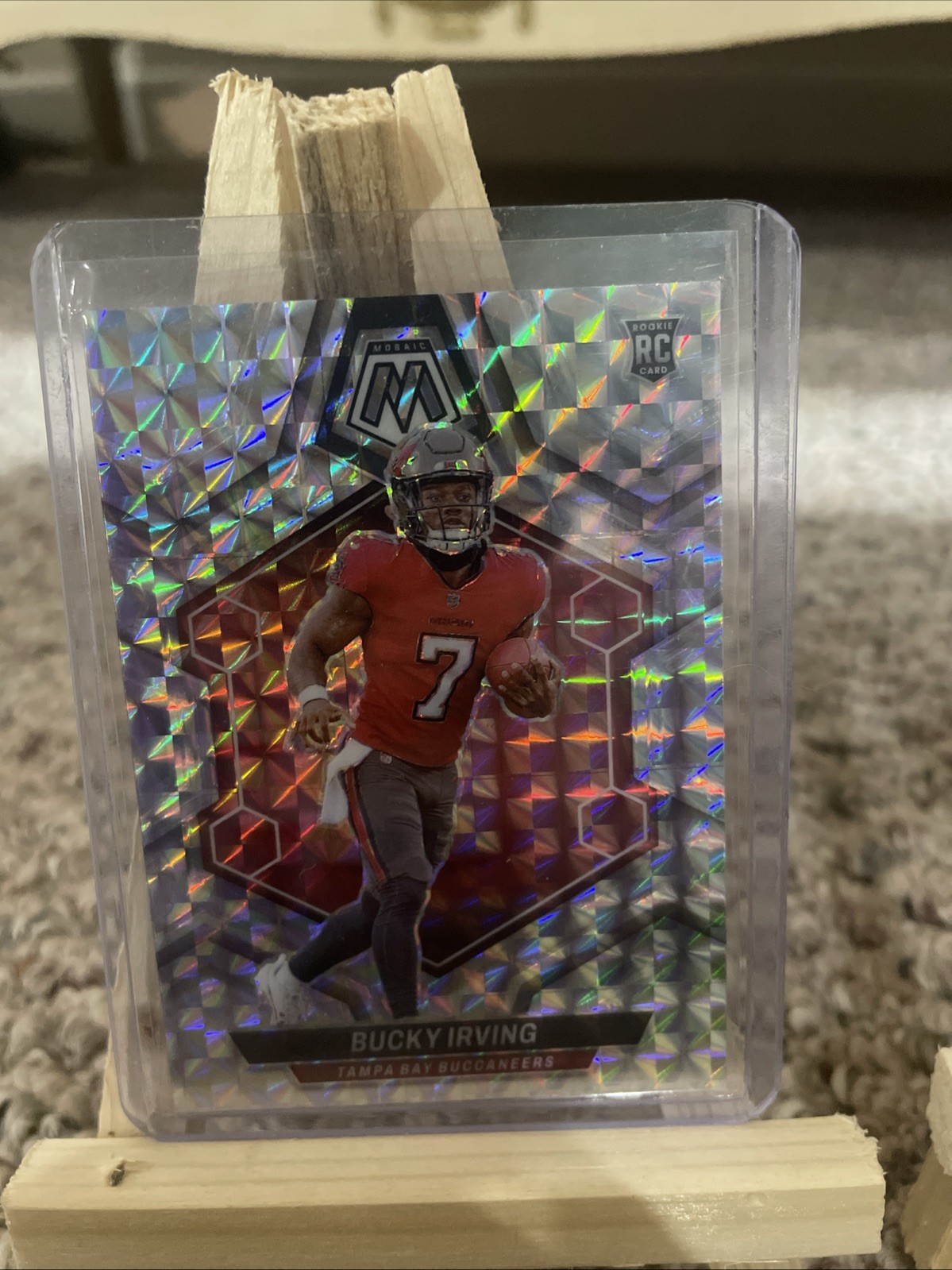 2024 Panini Mosaic - Rookies Bucky Irving #385 Mosaic Prizm (RC)