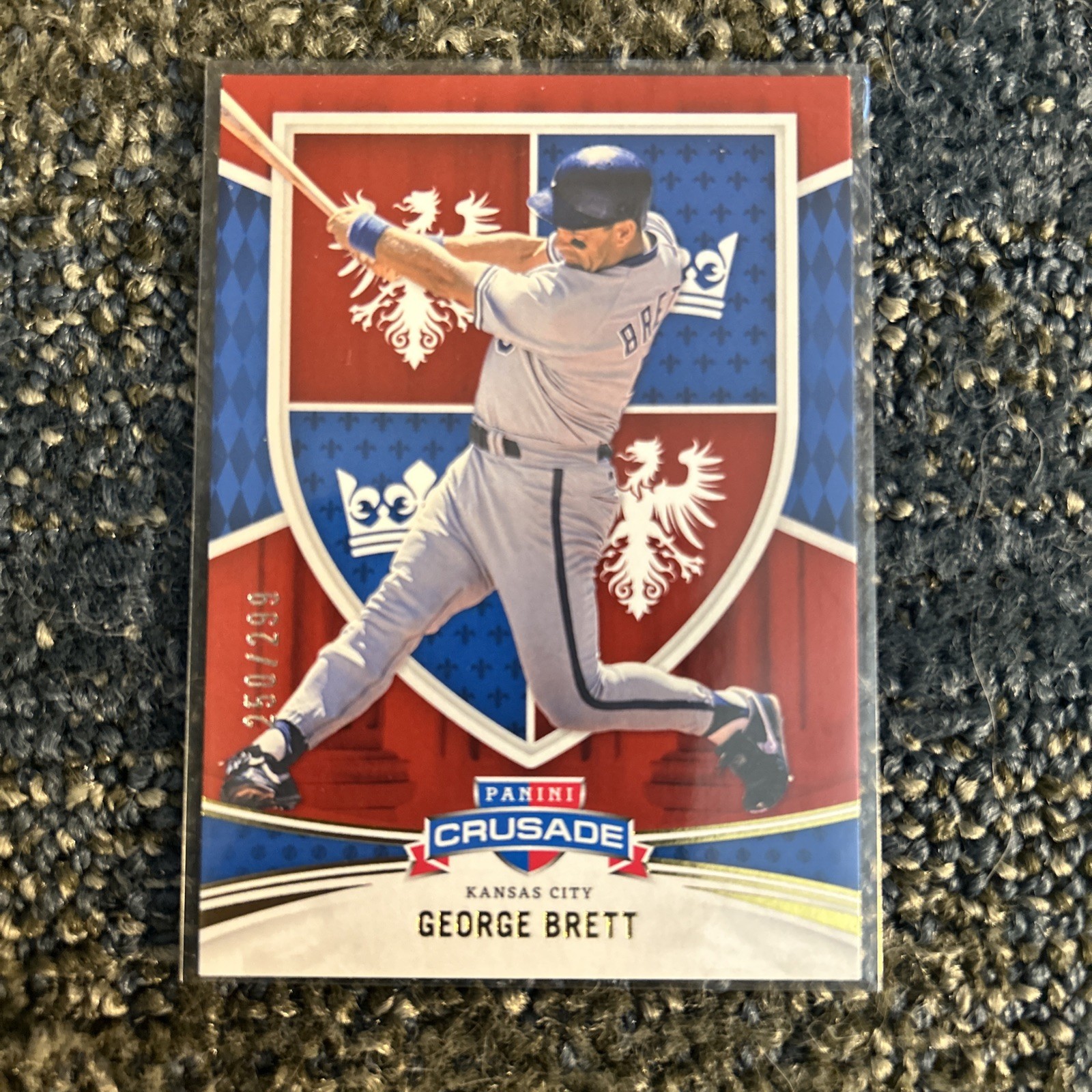 2024 Panini Crusade - George Brett #161 Red /299 KANSAS CITY ROYALS