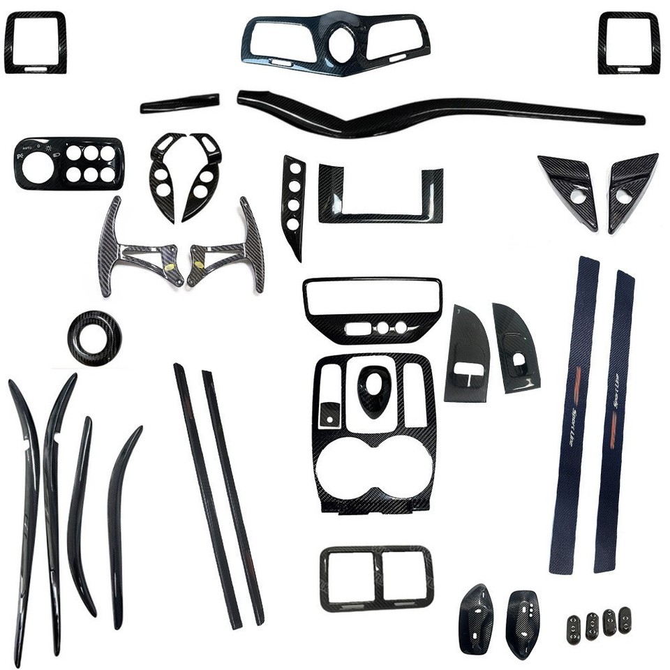 Real Carbon Interior Dash Door Console Trim for Maserati GranTurismo GC 08-19