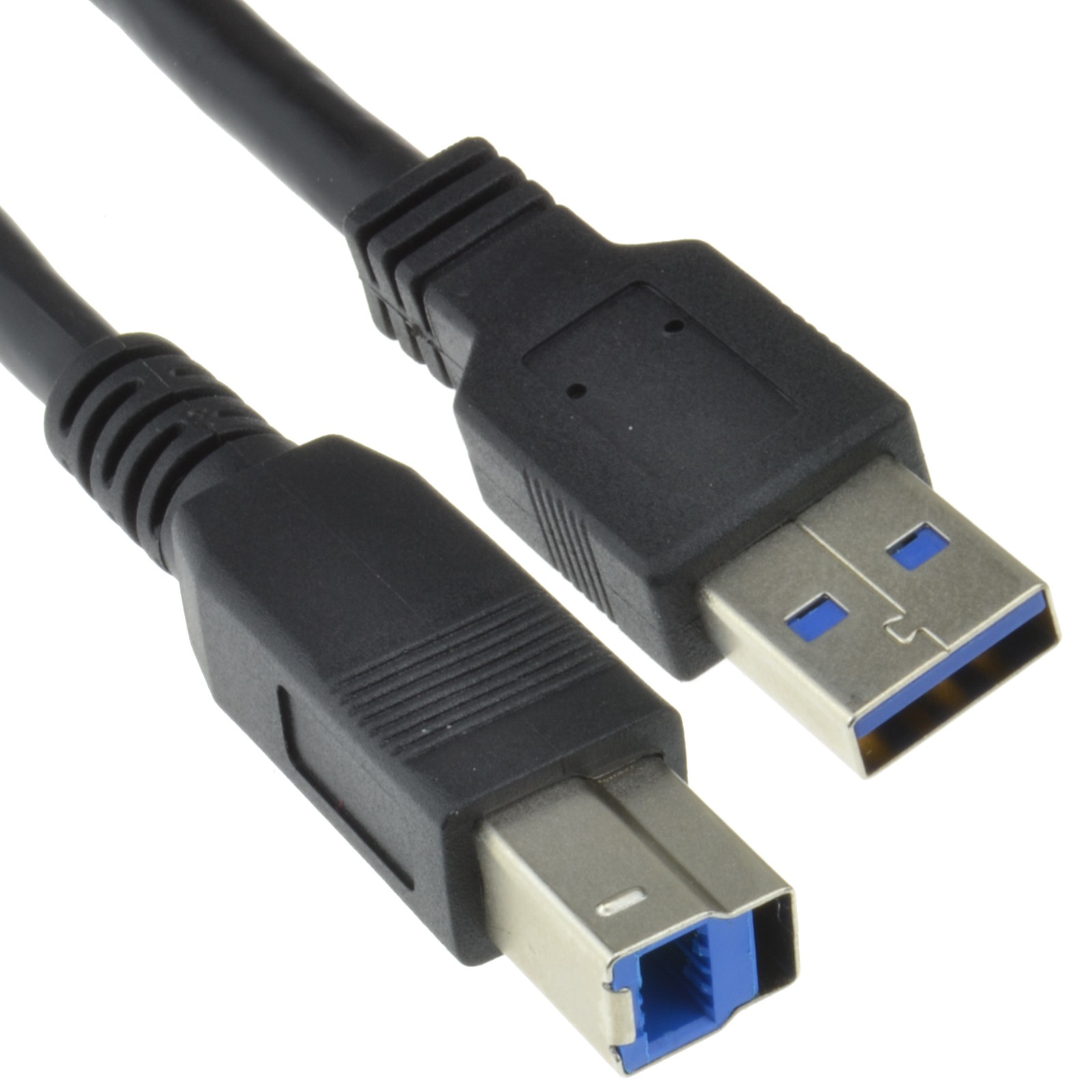 USB 3.0 SuperSpeed Cable Type Plug A to Type B Plug BLACK 0.5m USB3 Printers