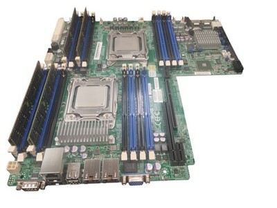 SuperMicro X9DRW-3F Motherboard Duel Socket LGA 2011 E5-2667v1 GHz x2 32Gb Used