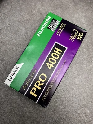 Fujifilm pro 400h Fuji 120 5er-Pack Farbnegativfilm ungeöffnet MHD 01/23 - Bild 1 von 3