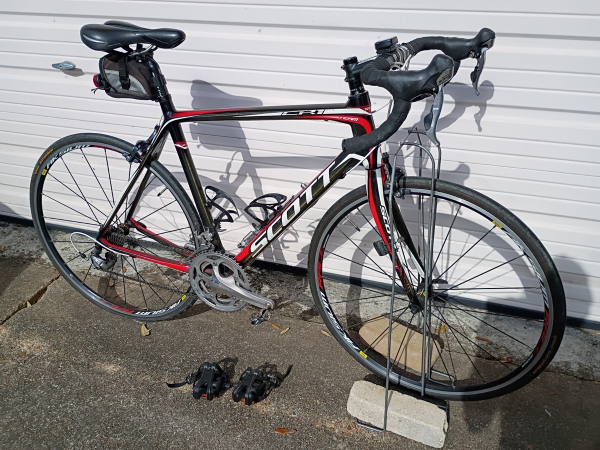 SCOTT CR1 ロードバイク 700C SCOTT CR1 Team Road Bike Carbon Fiber 700C Black Red White