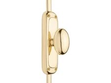 Signature Ironmongery Classic Oval Knob Door Brass Cremone Bolt 9 feet Unlacquer
