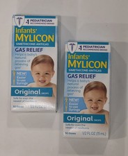 2x Mylicon Gas Relief Drops for Infants and Babies, Original, 1 Fl Oz Exp 11/26