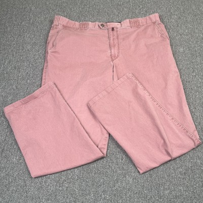 Meyer Trousers Mens W40 L29 Red Monza Chinos Stretch Comfort Casual Straight
