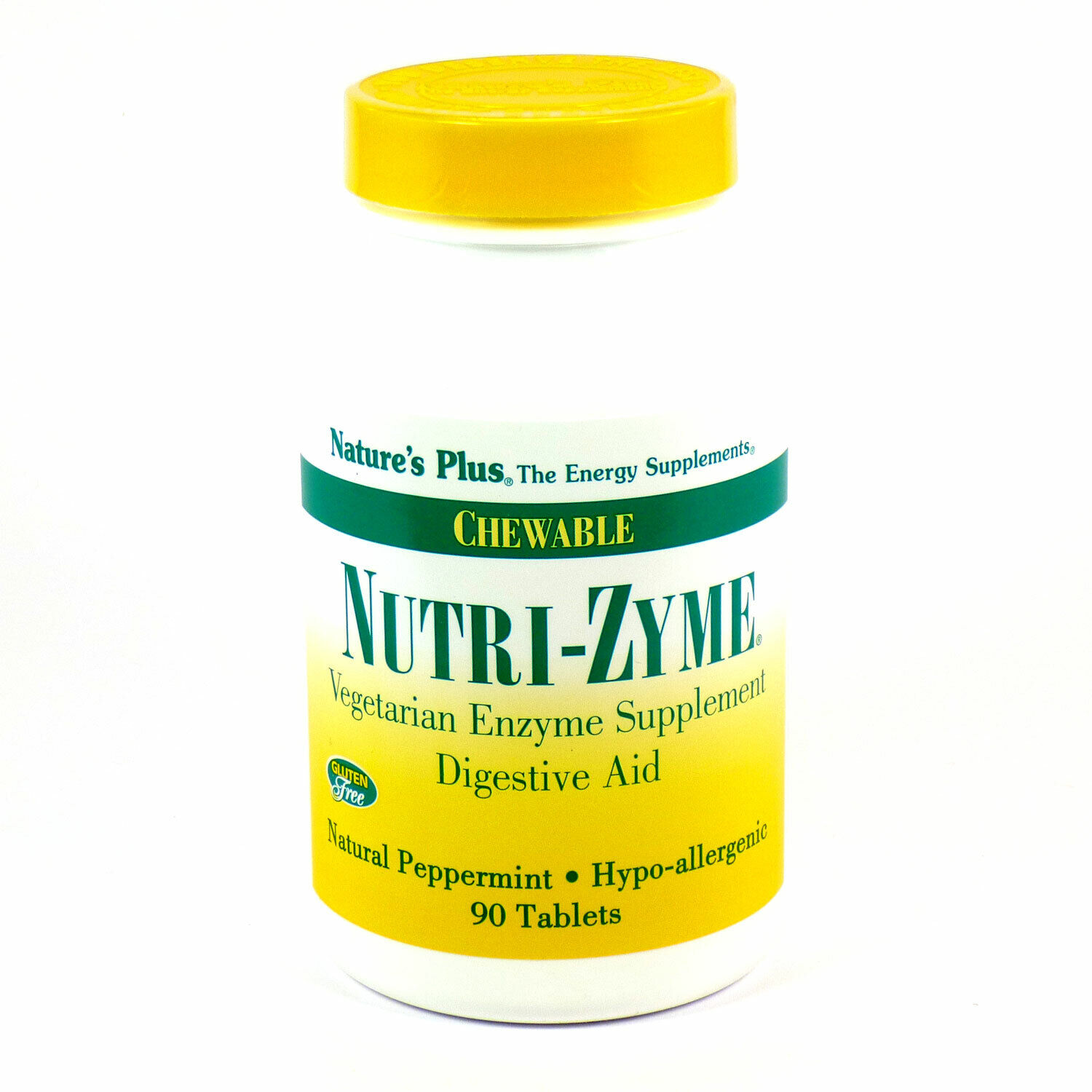 Nutri-Zyme Chewable Digestive Aid by Nature's Plus 90 Chewable Tablets