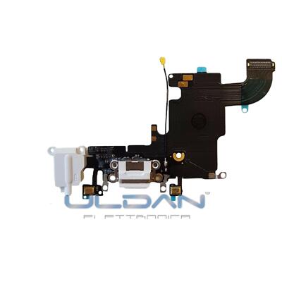 Dock Connector Für IPhone 7 Schwarz Flex Mikrofon Light