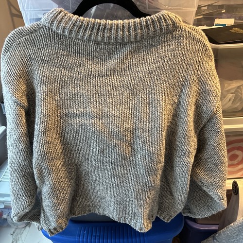 Tomboy Vtg 90s Colorful Patterns Crewneck Sweater Pullover PRE-Owned medium Crop - Picture 5 of 5