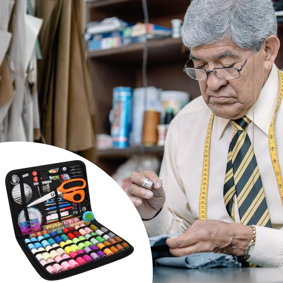 	Nähset mit 206 DIY-Nähzubehör für Fortgeschrittene tragbares Mini-Nähset für... - Bild 2 von 4