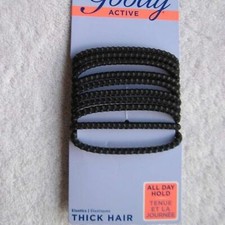 10 Goody Stay Put Slide Proof Hold Stay Secure Fit Elastic Ponytailer Hair Bands