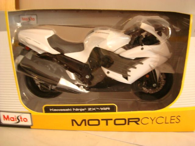 Kawasaki ZZR 14 ( ZX 14 R ) 2012 White 1:12 Maisto | eBay