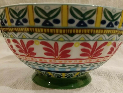 GRACE Fine Ceramic Cafe Bowls Art Deco Cereal Rice Dessert Fruit NEW